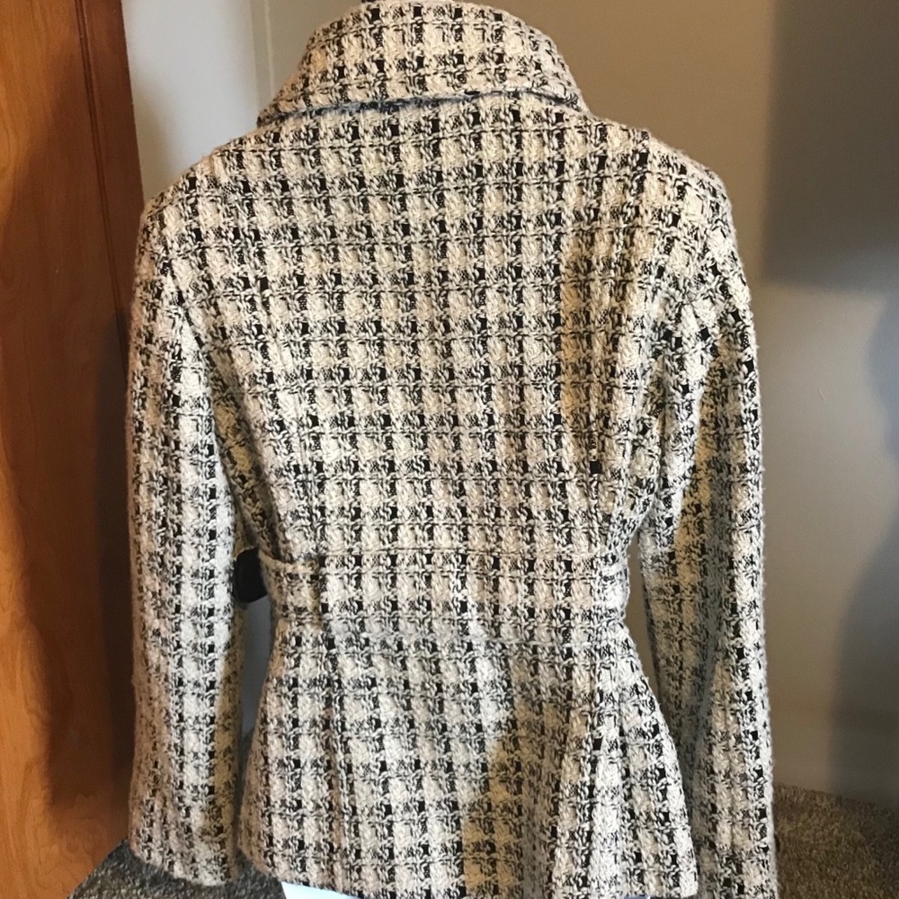 Via Spiga Double Breasted Coat With Belt - Picture 4 of 4